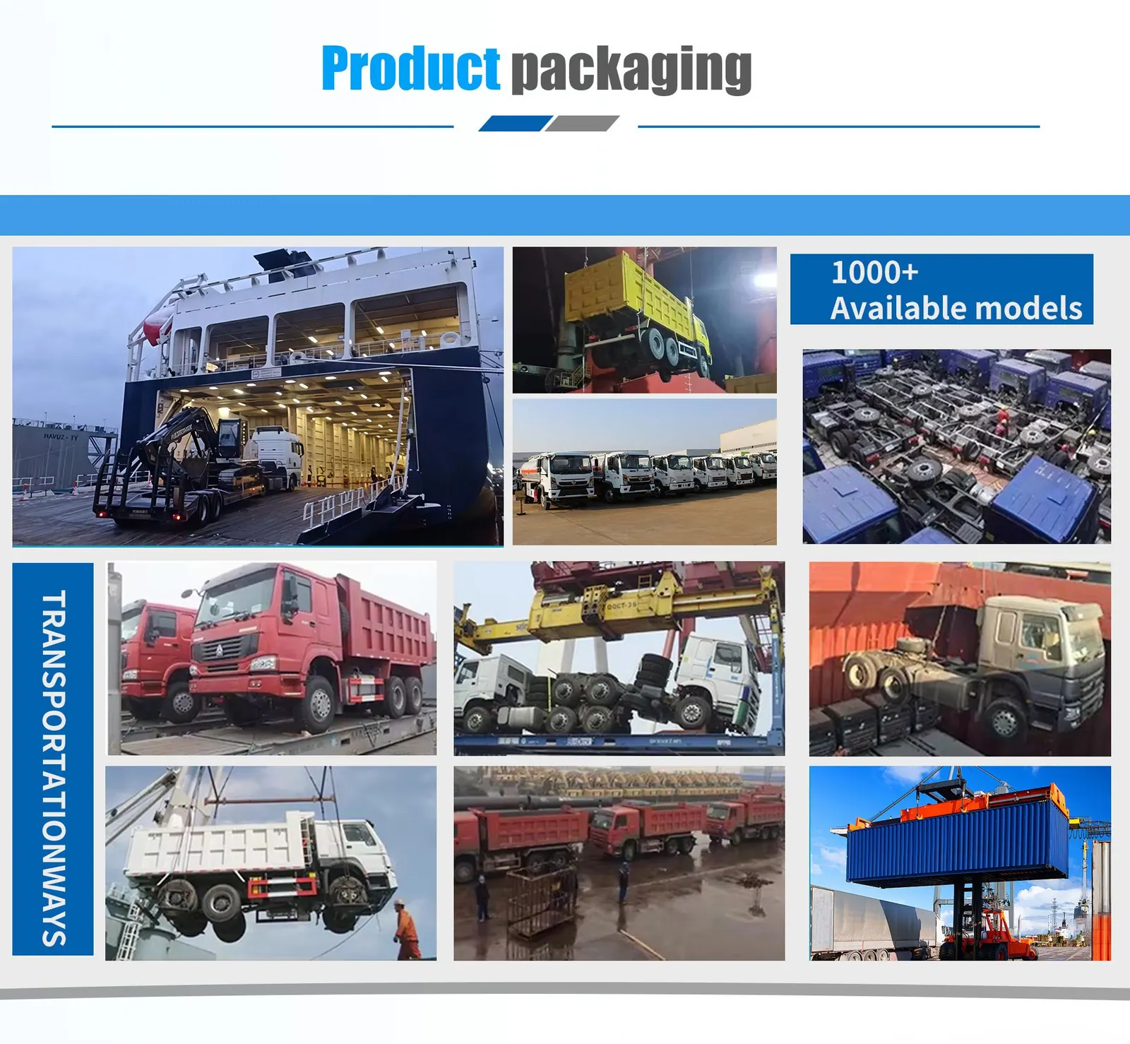 Conteneur maritime pour export de véhicules