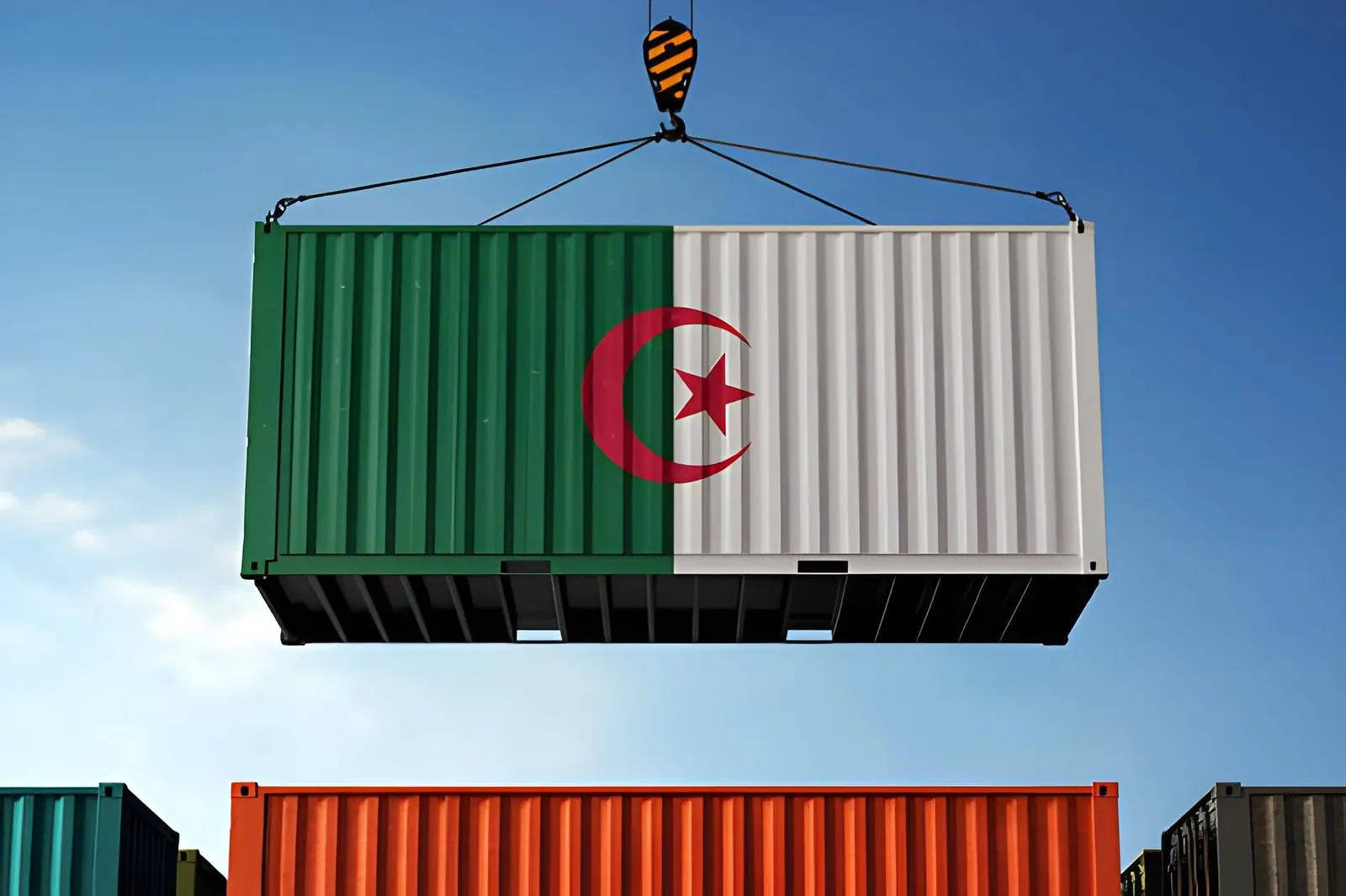 Conteneurs et transport automobile vers l'Algérie